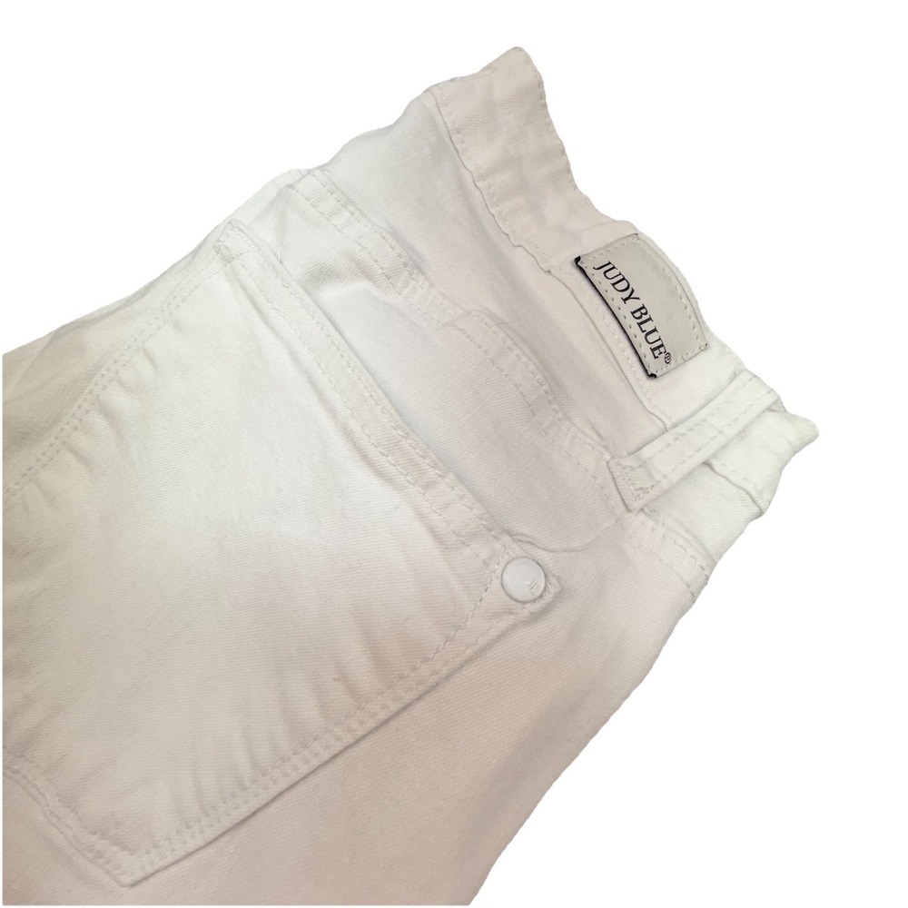 Judy‎ Blue Women's Skinny Fit Stretch White Denim Jeans - Size 11 (30x29)
